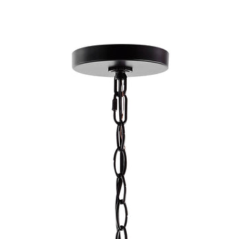 Wicklow 34.75" Bohemian Farmhouse Iron LED Chandelier